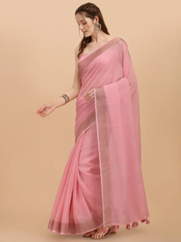 Suha_Womens_Grand_Fashion_Ethnic_Pink_Color_Saree