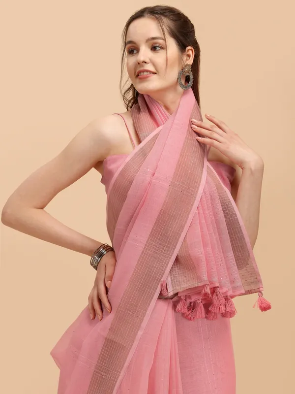 Suha_Womens_Grand_Fashion_Ethnic_Pink_Color_Saree
