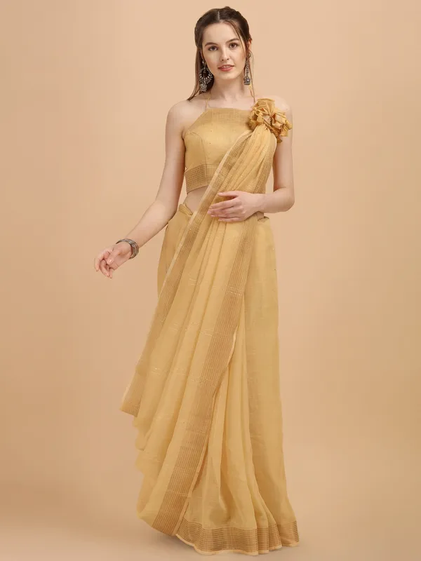 Suha_Womens_Grand_Fashion_Ethnic_Yellow_Color_Saree