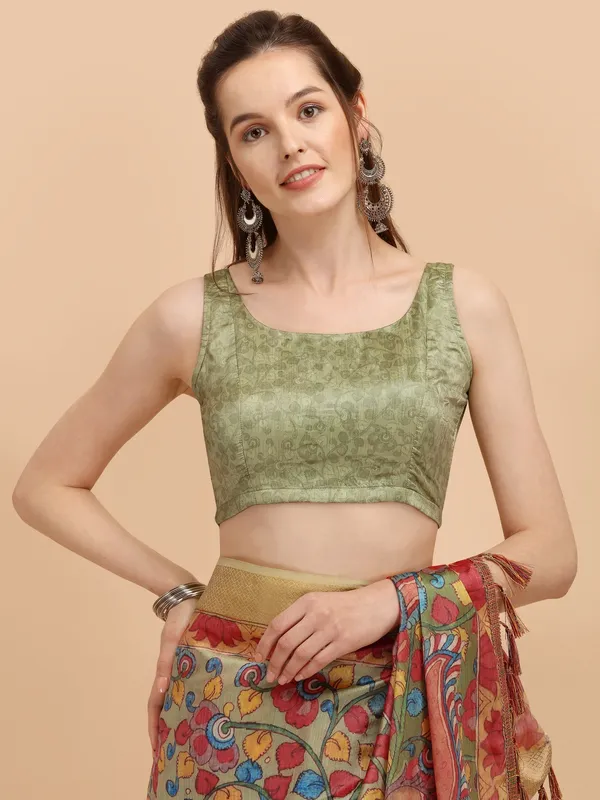 Suha_Womens_Grand_Fashion_Ethnic_Green_Color_Saree