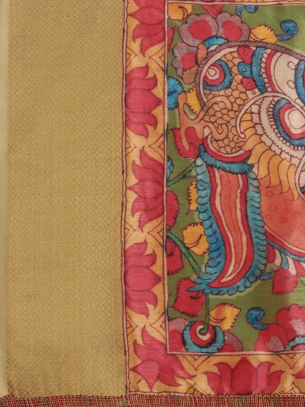 Suha_Womens_Grand_Fashion_Ethnic_Green_Color_Saree