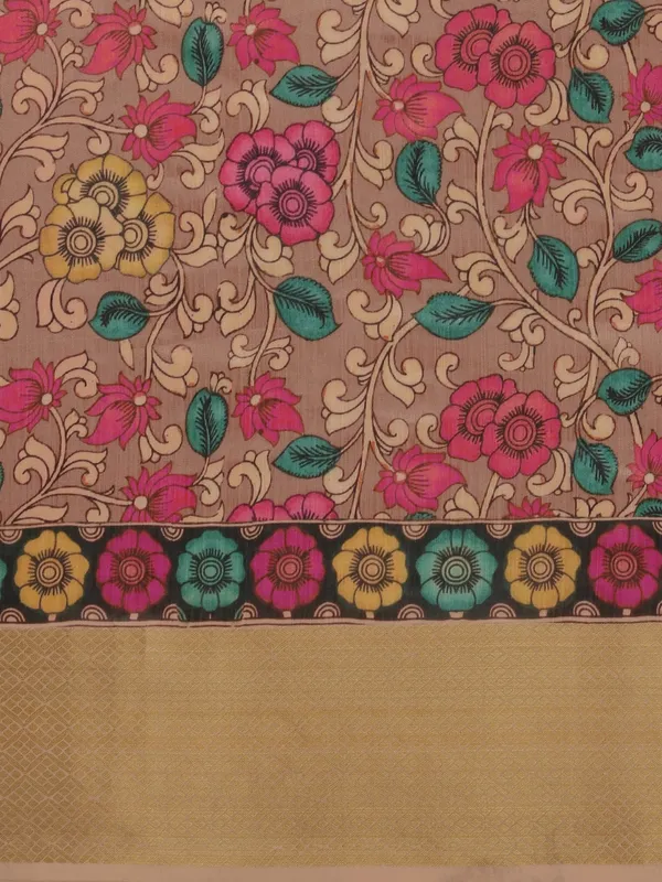 Suha_Womens_Grand_Fashion_Ethnic_Brown_Color_Saree
