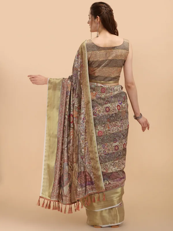 Suha_Womens_Grand_Fashion_Ethnic_Grey_Color_Saree