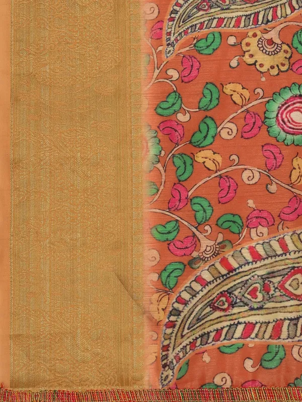 Suha_Womens_Grand_Fashion_Ethnic_Rust_Color_Saree