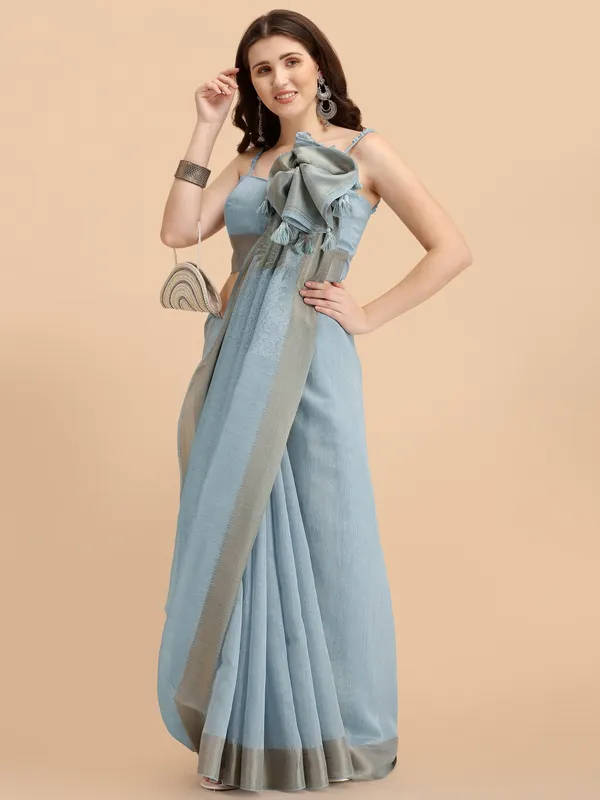 Suha_Womens_Grand_Fashion_Ethnic_Grey_Color_Saree