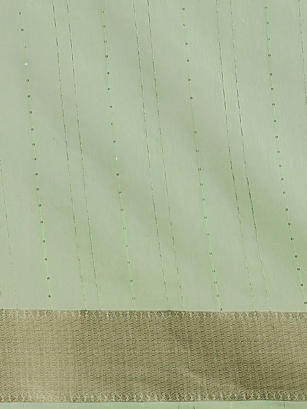 Suha_Womens_Grand_Fashion_Ethnic_Green_Color_Saree