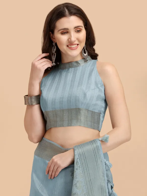 Suha_Womens_Grand_Fashion_Ethnic_Grey_Color_Saree