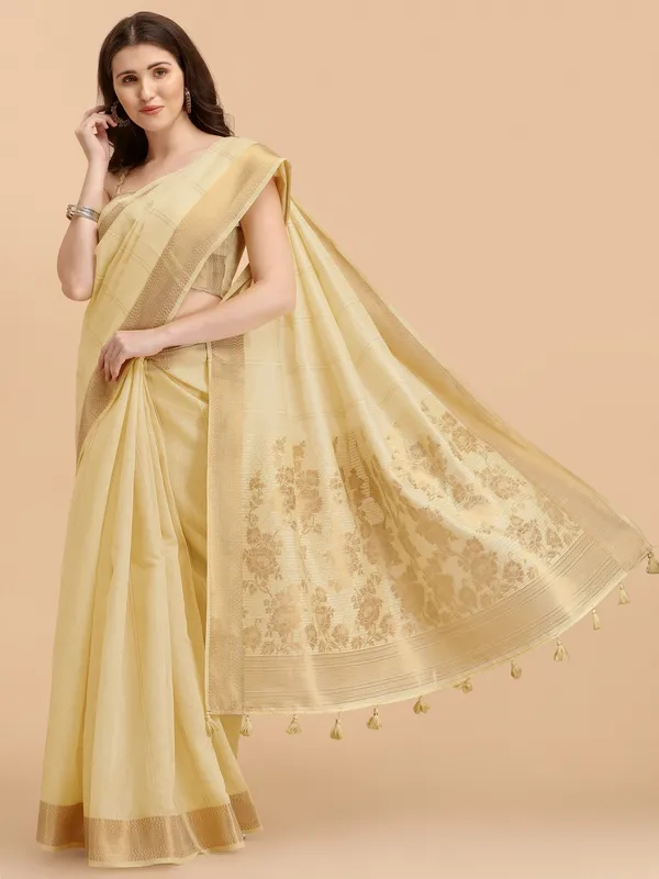 Suha_Womens_Grand_Fashion_Ethnic_Yellow_Color_Saree