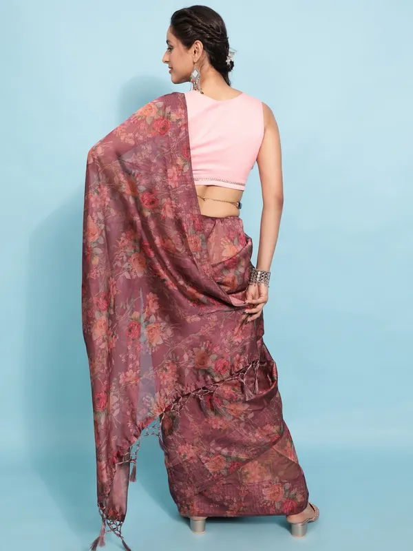 Suha_Womens_Grand_Fashion_Ethnic_Maroon_Color_Saree