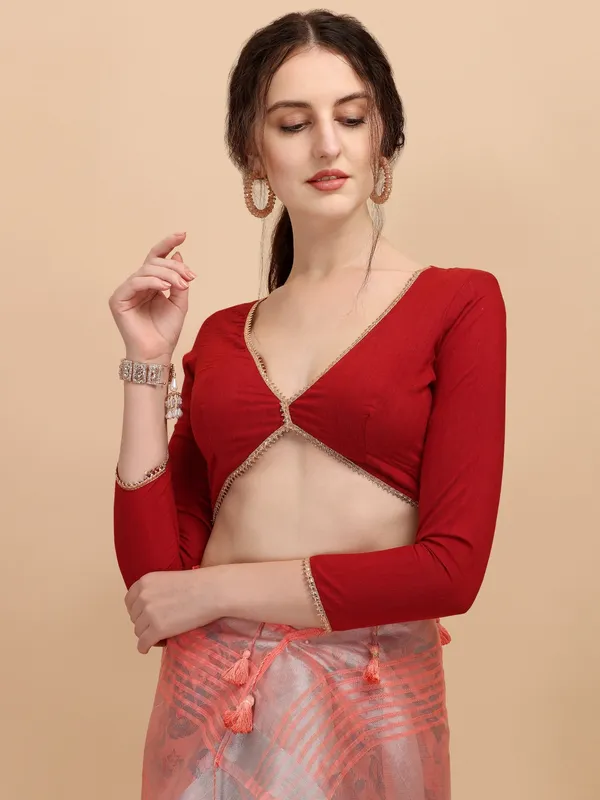 Suha_Womens_Grand_Fashion_Ethnic_Peach_Color_Saree