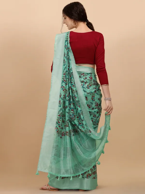 Suha_Womens_Grand_Fashion_Ethnic_Blue_Color_Saree