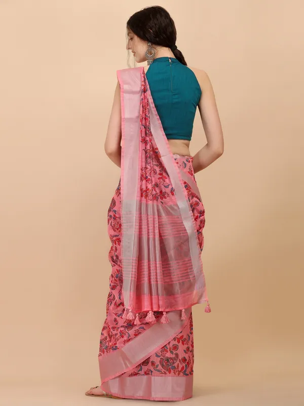 Suha_Womens_Grand_Fashion_Ethnic_Pink_Color_Saree