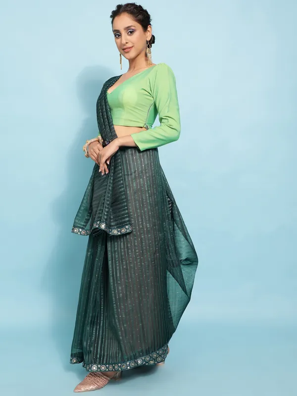 Suha_Womens_Grand_Fashion_Ethnic_Blue_Color_Saree