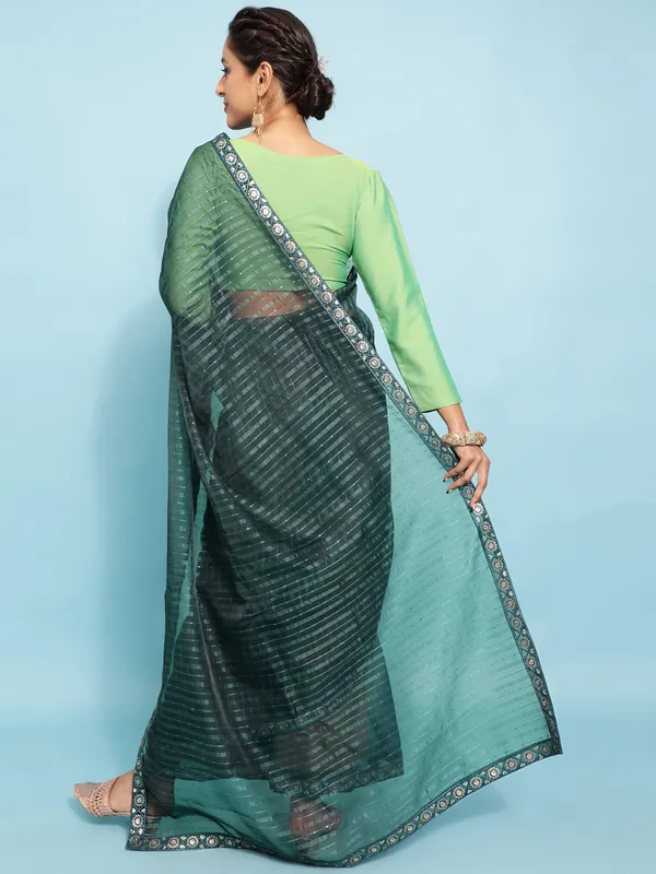 Suha_Womens_Grand_Fashion_Ethnic_Blue_Color_Saree