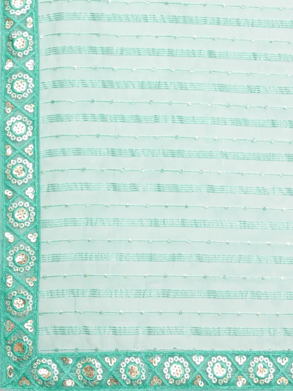 Suha_Womens_Grand_Fashion_Ethnic_Turquoise_Blue_Color_Saree