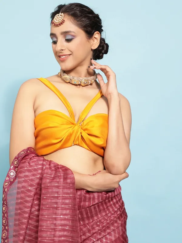 Suha_Womens_Grand_Fashion_Ethnic_Maroon_Color_Saree