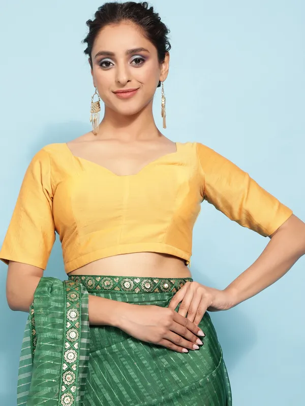 Suha_Womens_Grand_Fashion_Ethnic_Green_Color_Saree