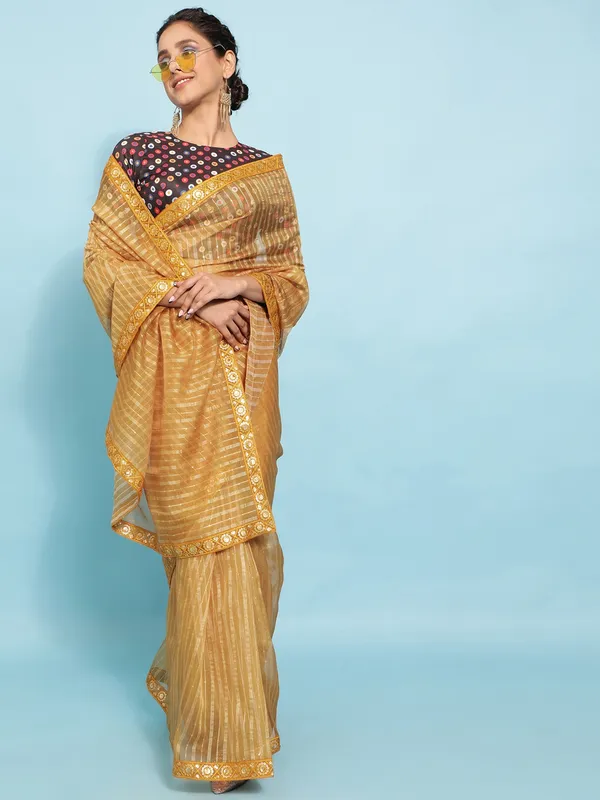 Suha_Womens_Grand_Fashion_Ethnic_Mustard_Color_Saree