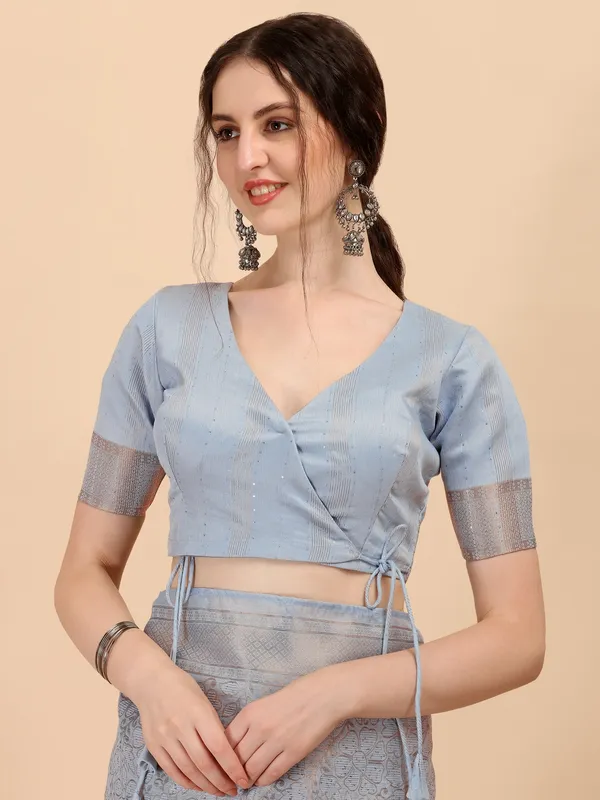 Suha_Womens_Grand_Fashion_Ethnic_Grey_Color_Saree