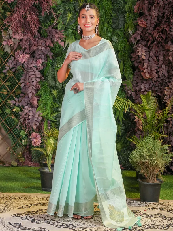 Suha_Womens_Grand_Fashion_Ethnic_Blue_Color_Saree