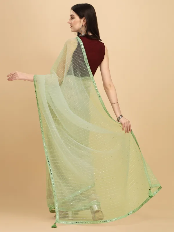 Suha_Womens_Grand_Fashion_Ethnic_Green_Color_Saree