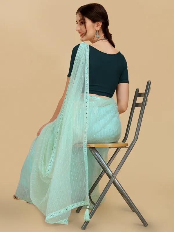 Suha_Womens_Grand_Fashion_Ethnic_Blue_Color_Saree