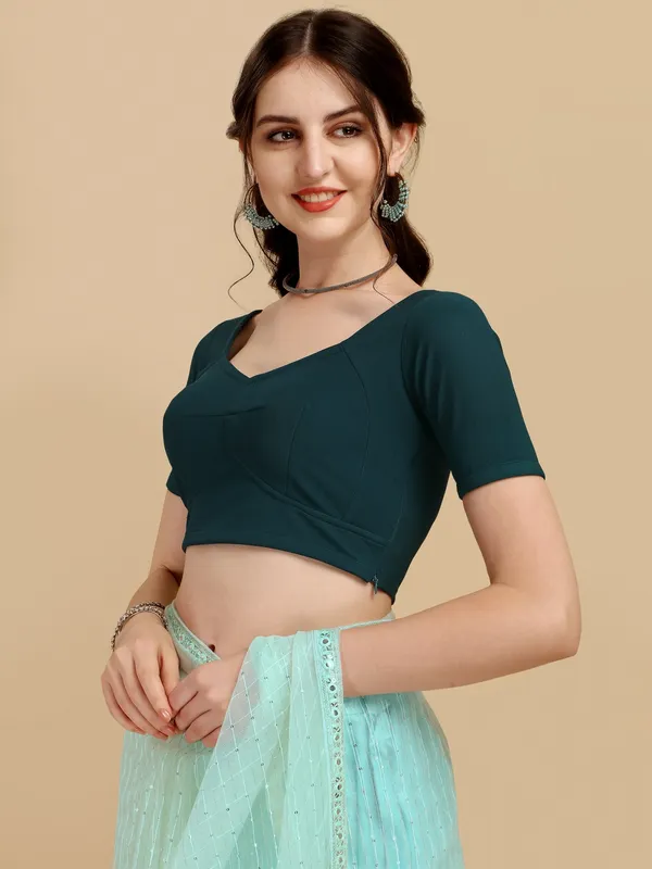 Suha_Womens_Grand_Fashion_Ethnic_Blue_Color_Saree