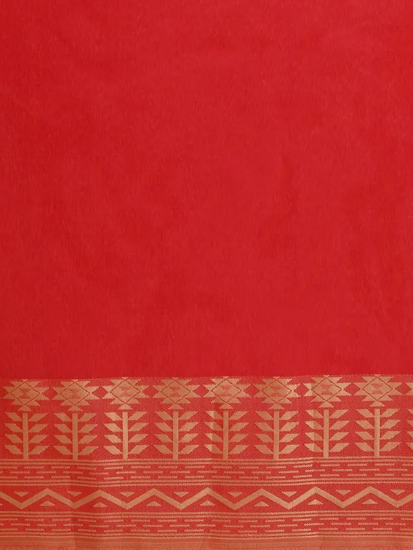 Suha_Womens_Grand_Fashion_Ethnic_Red_Color_Saree