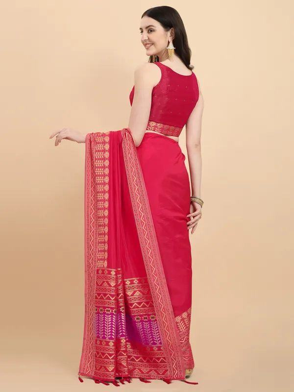 Suha_Womens_Grand_Fashion_Ethnic_Pink_Color_Saree