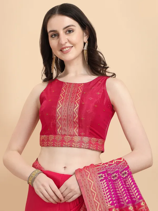 Suha_Womens_Grand_Fashion_Ethnic_Pink_Color_Saree