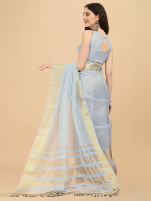 Suha_Womens_Grand_Fashion_Ethnic_Blue_Color_Saree