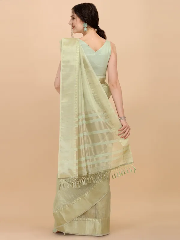 Suha_Womens_Grand_Fashion_Ethnic_Green_Color_Saree