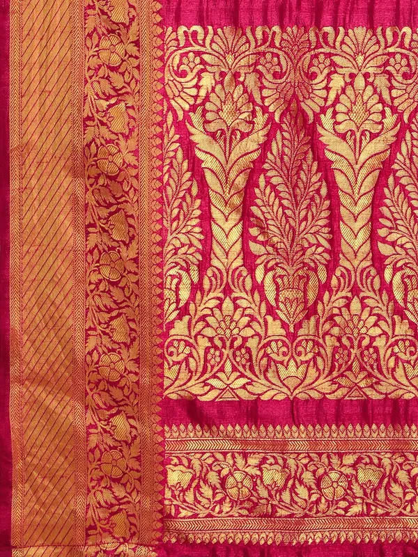 Suha_Womens_Grand_Fashion_Ethnic_Red_Color_Saree