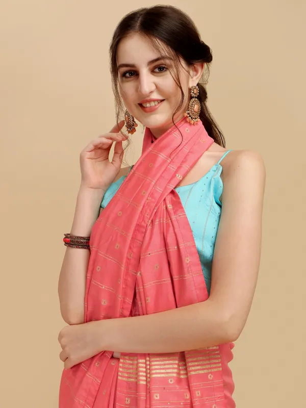 Suha_Womens_Grand_Fashion_Ethnic_Pink_Color_Saree