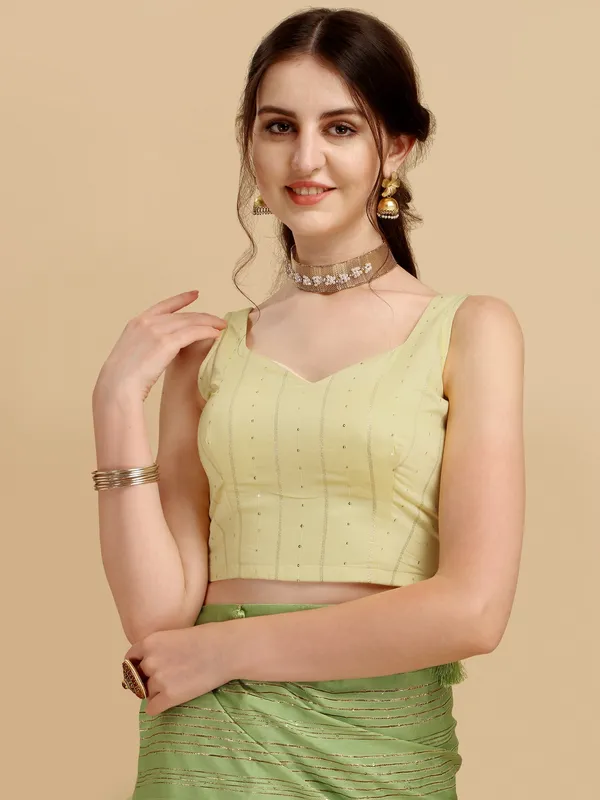 Suha_Womens_Grand_Fashion_Ethnic_Green_Color_Saree