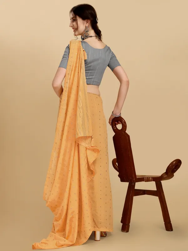 Suha_Womens_Grand_Fashion_Ethnic_Yellow_Color_Saree