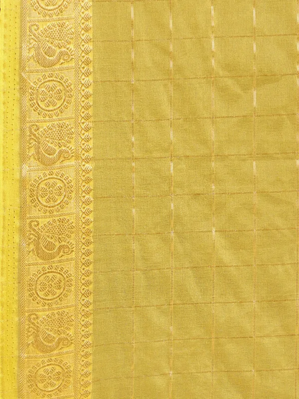 Suha_Womens_Grand_Fashion_Ethnic_Yellow_Color_Saree