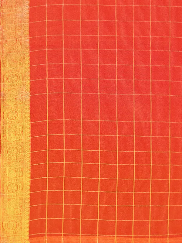 Suha_Womens_Grand_Fashion_Ethnic_Orange_Color_Saree