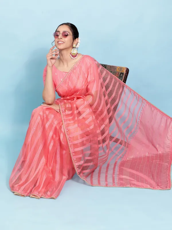 Suha_Womens_Grand_Fashion_Ethnic_Pink_Color_Saree