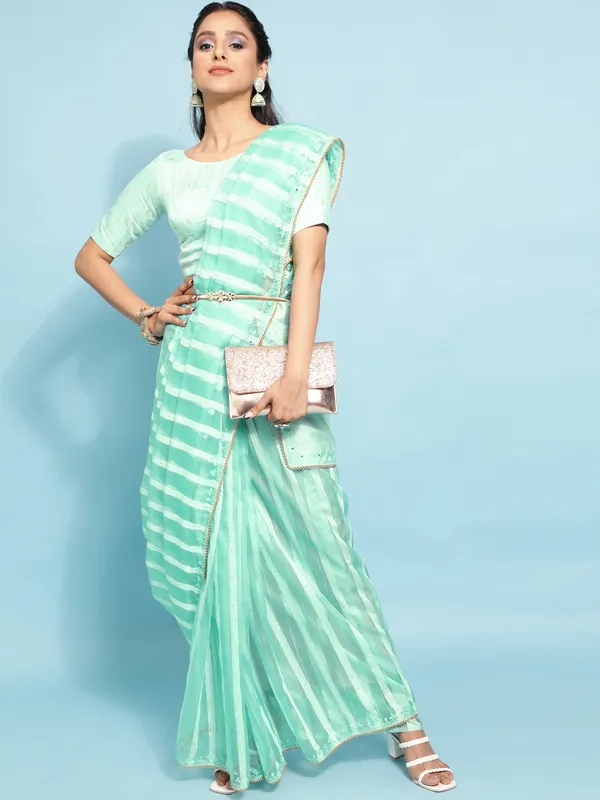 Suha_Womens_Grand_Fashion_Ethnic_Blue_Color_Saree