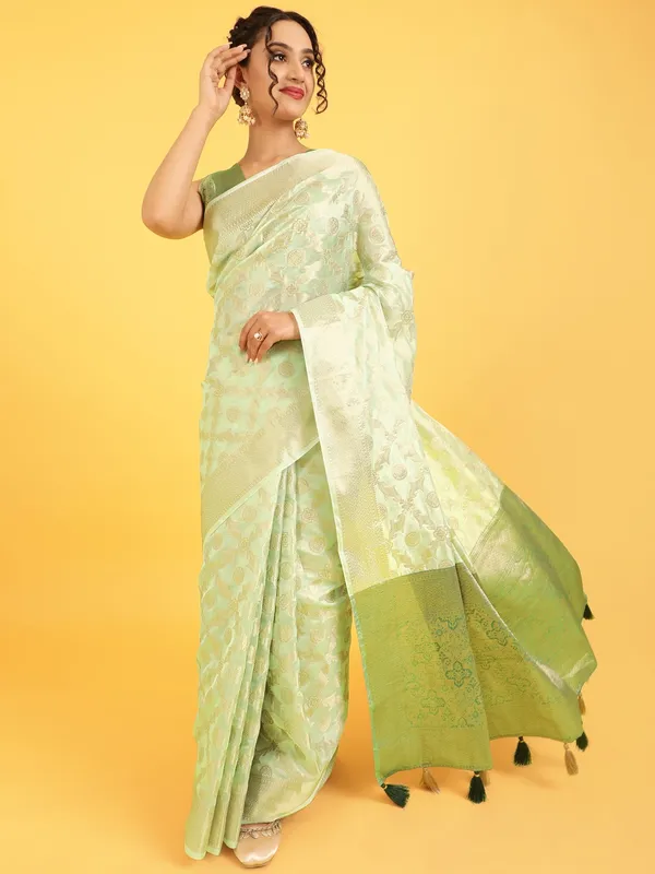 Suha_Womens_Grand_Fashion_Ethnic_Blue_Color_Saree