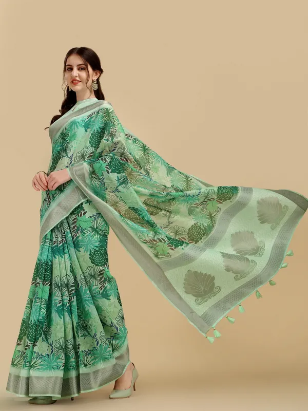 Suha_Womens_Grand_Fashion_Ethnic_Blue_Color_Saree