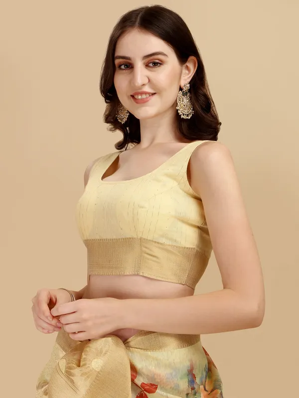 Suha_Womens_Grand_Fashion_Ethnic_Yellow_Color_Saree