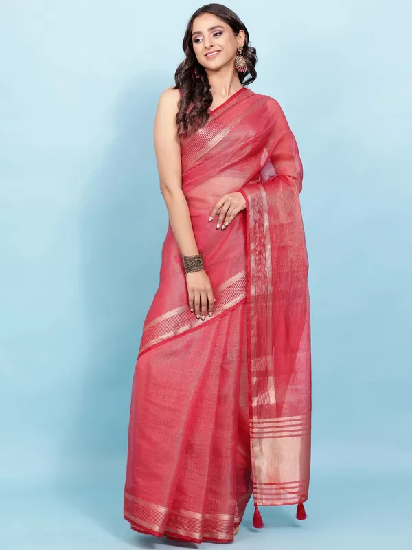 Suha_Womens_Grand_Fashion_Ethnic_Pink_Color_Saree