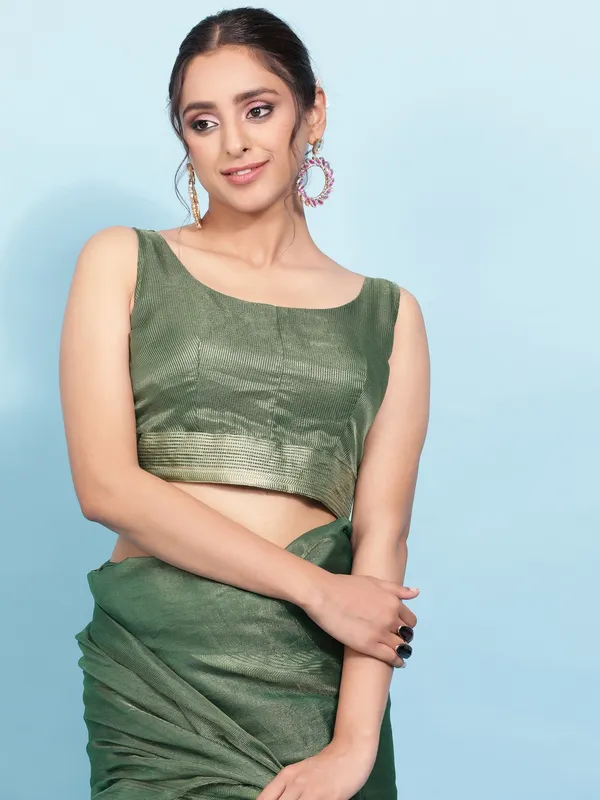 Suha_Womens_Grand_Fashion_Ethnic_Green_Color_Saree