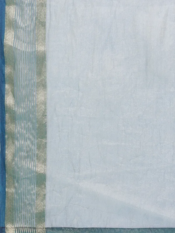 Suha_Womens_Grand_Fashion_Ethnic_Blue_Color_Saree