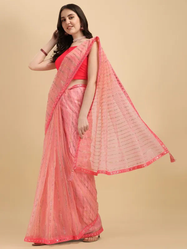 Suha_Womens_Grand_Fashion_Ethnic_Pink_Color_Saree
