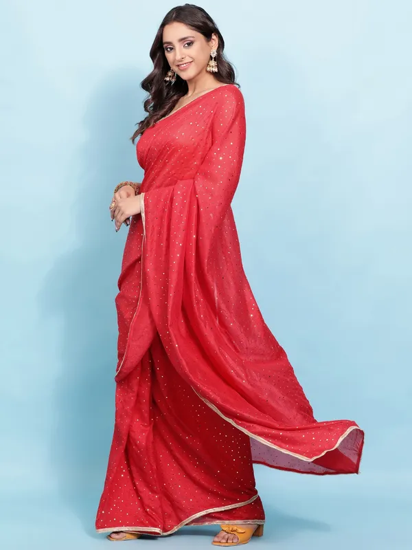 Suha_Womens_Grand_Fashion_Ethnic_Red_Color_Saree