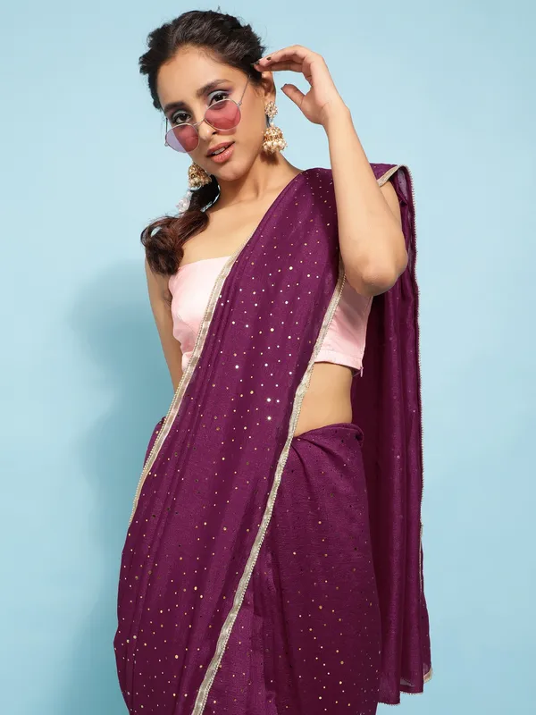 Suha_Womens_Grand_Fashion_Ethnic_Maroon_Color_Saree