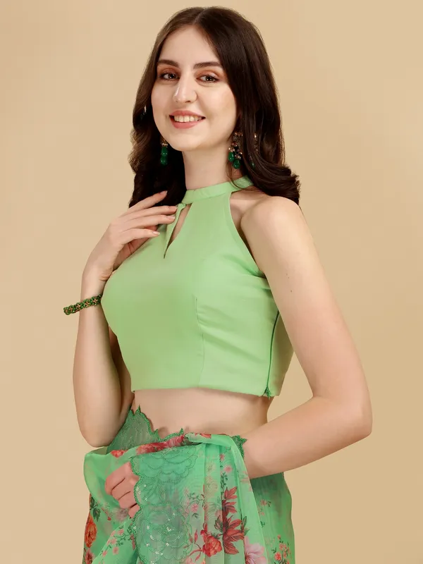 Suha_Womens_Grand_Fashion_Ethnic_Green_Color_Saree